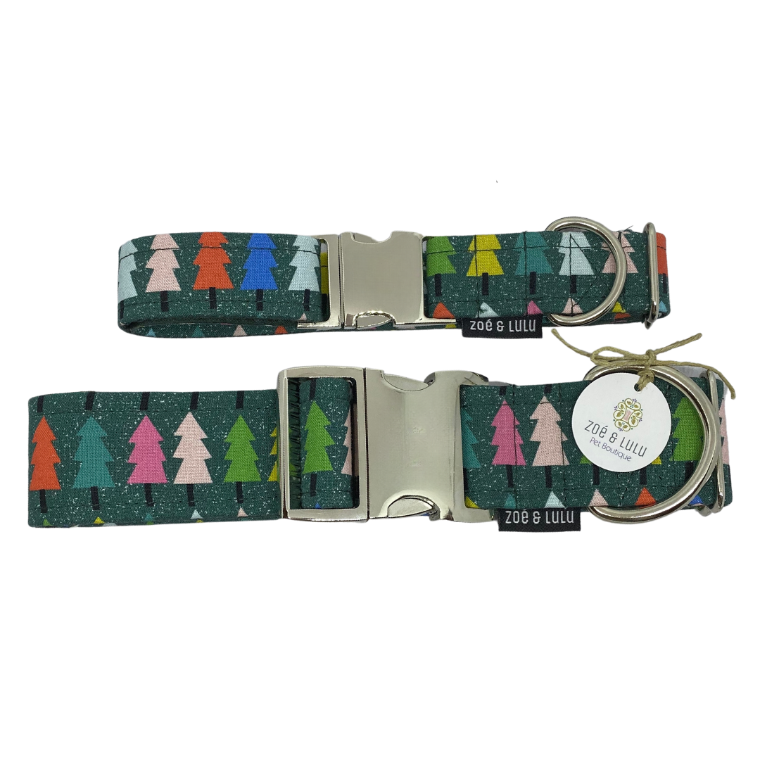 Collier pour Chien Sapins