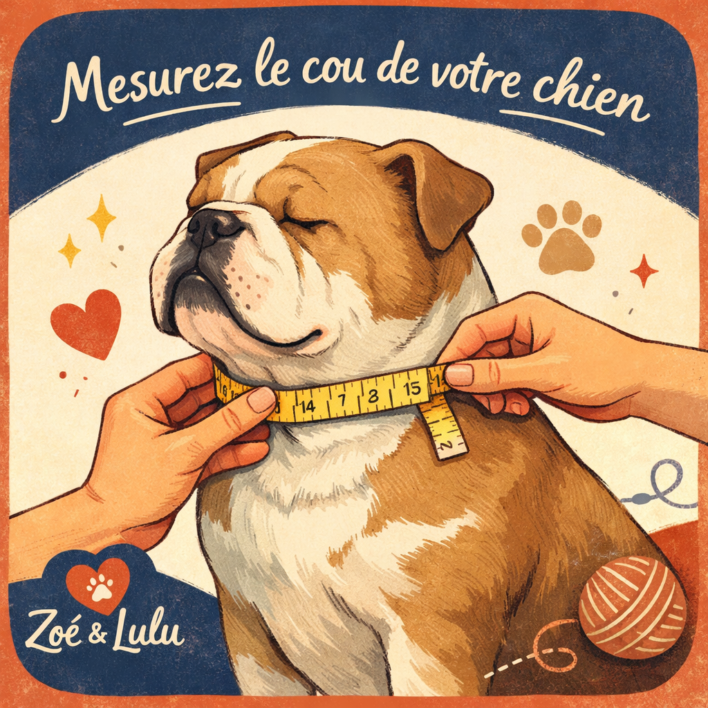 Mesurer le cou de votre chien pour choisir le collier idéal