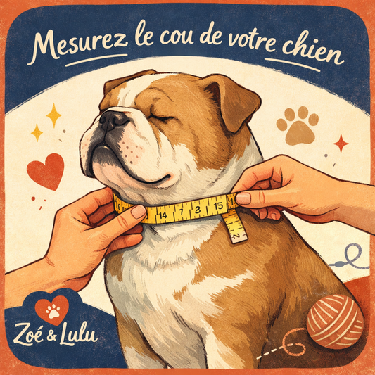 Mesurer le cou de votre chien pour choisir le collier idéal