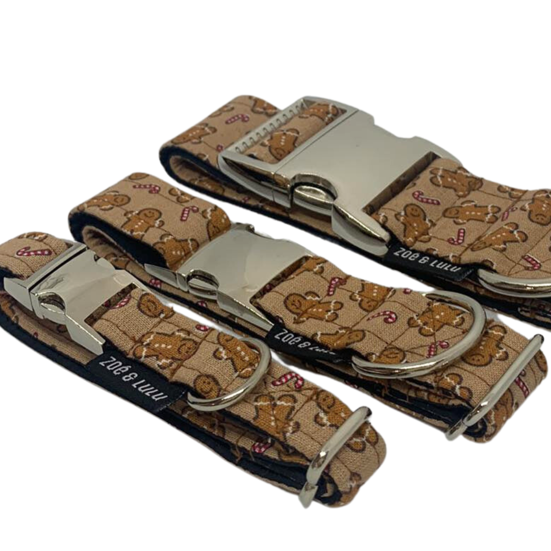 Gingerbread Dog Collar