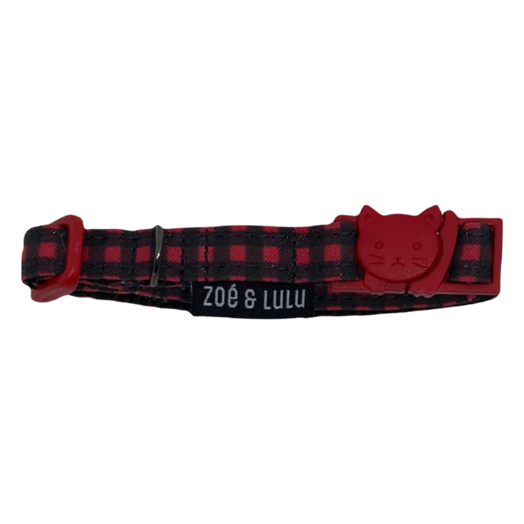 Plaid Cat Collar