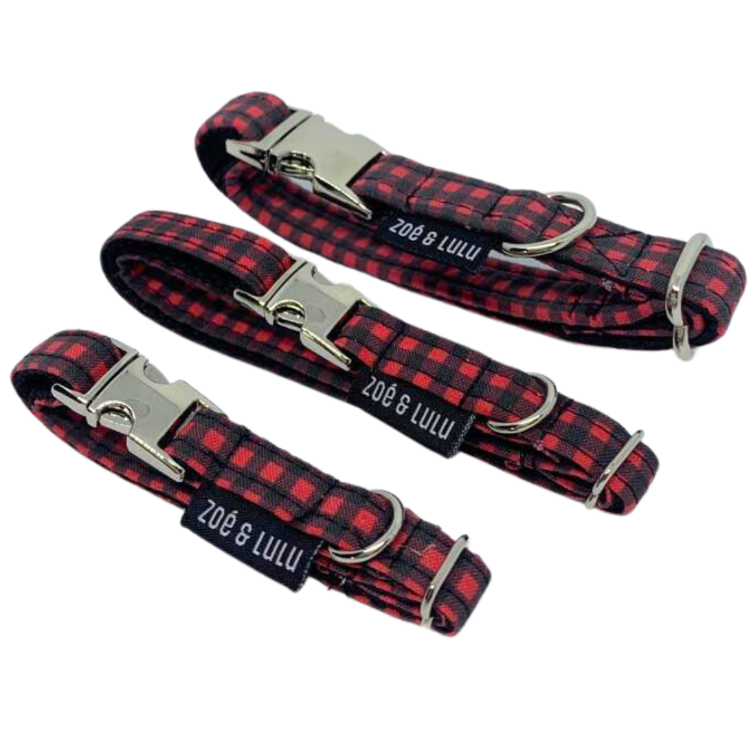 Plaid Dog Collar