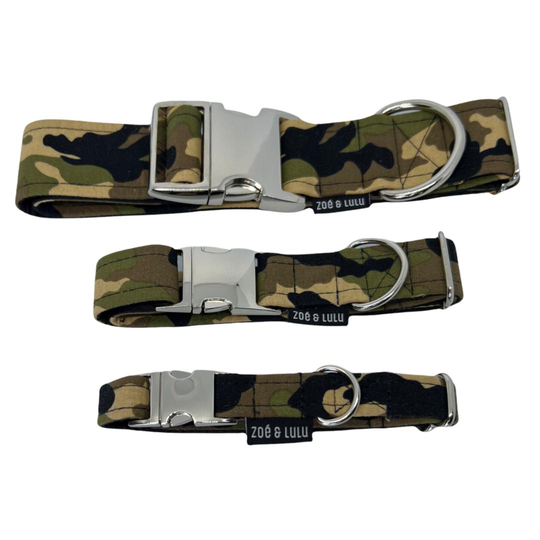 Collier armé camouflage-chasse