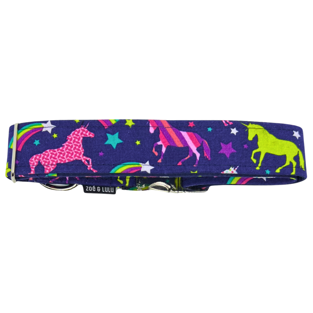 Québec/ 
Unicorn dog collar made in Quebec