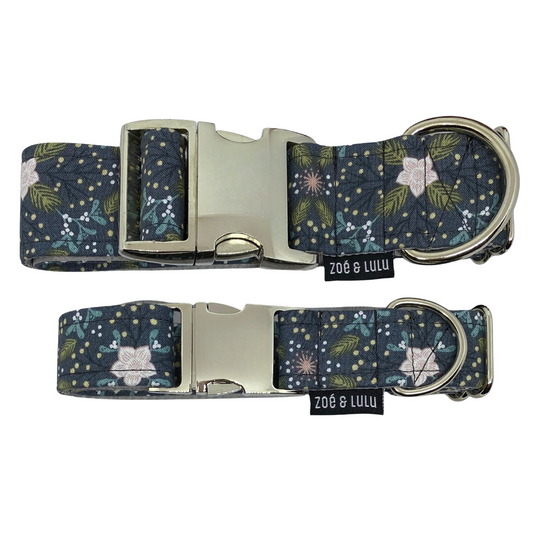 Winter Stars Dog Collar