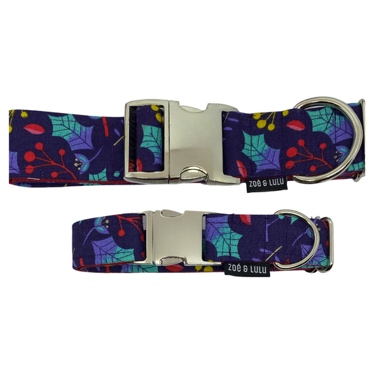 Feliz Navidad Dog Collar