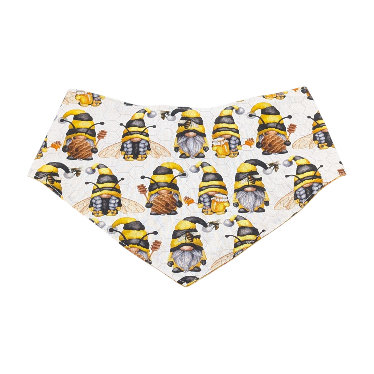 Foulard à snap deux cotés abeille  comique/Snap scarf with two bee sides