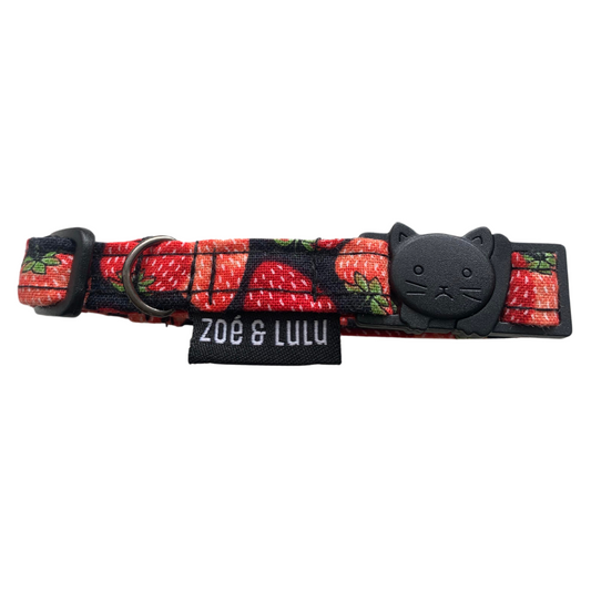 Strawberry Cat Collar