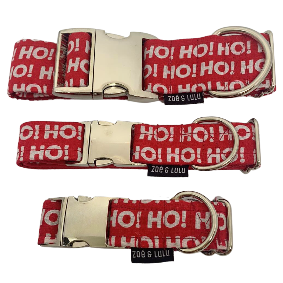 Ho Ho Ho Dog Collar