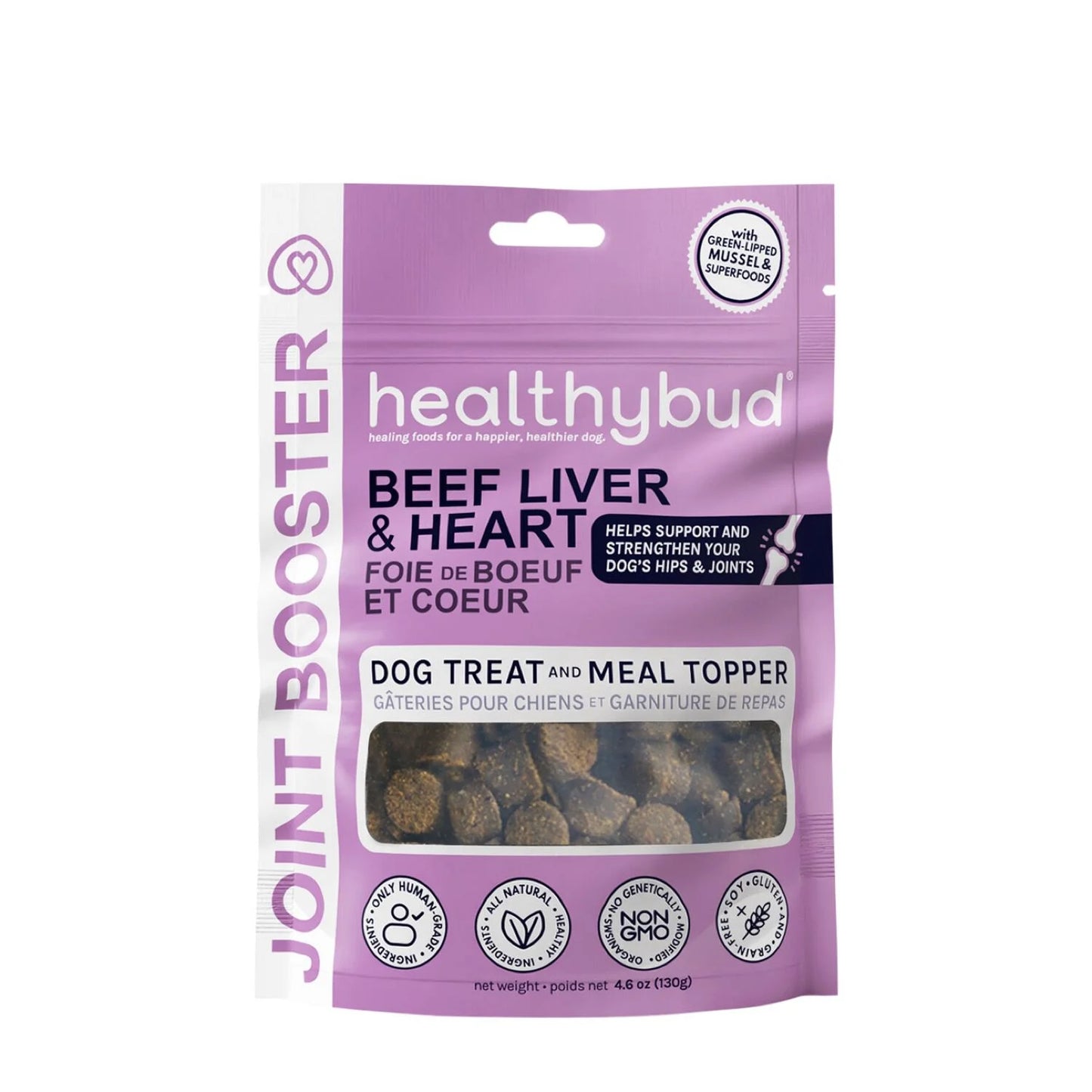 Gâteries healtybud articulation foie de boeuf et coeur