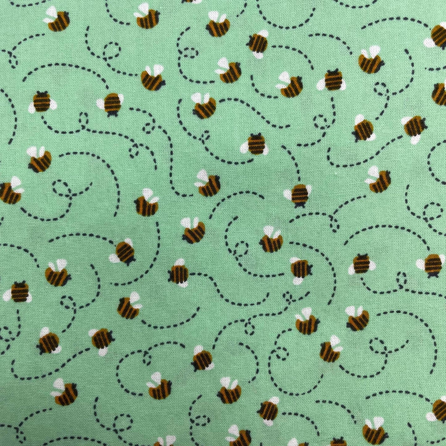 motif abeille fond turquoise bee pattern 