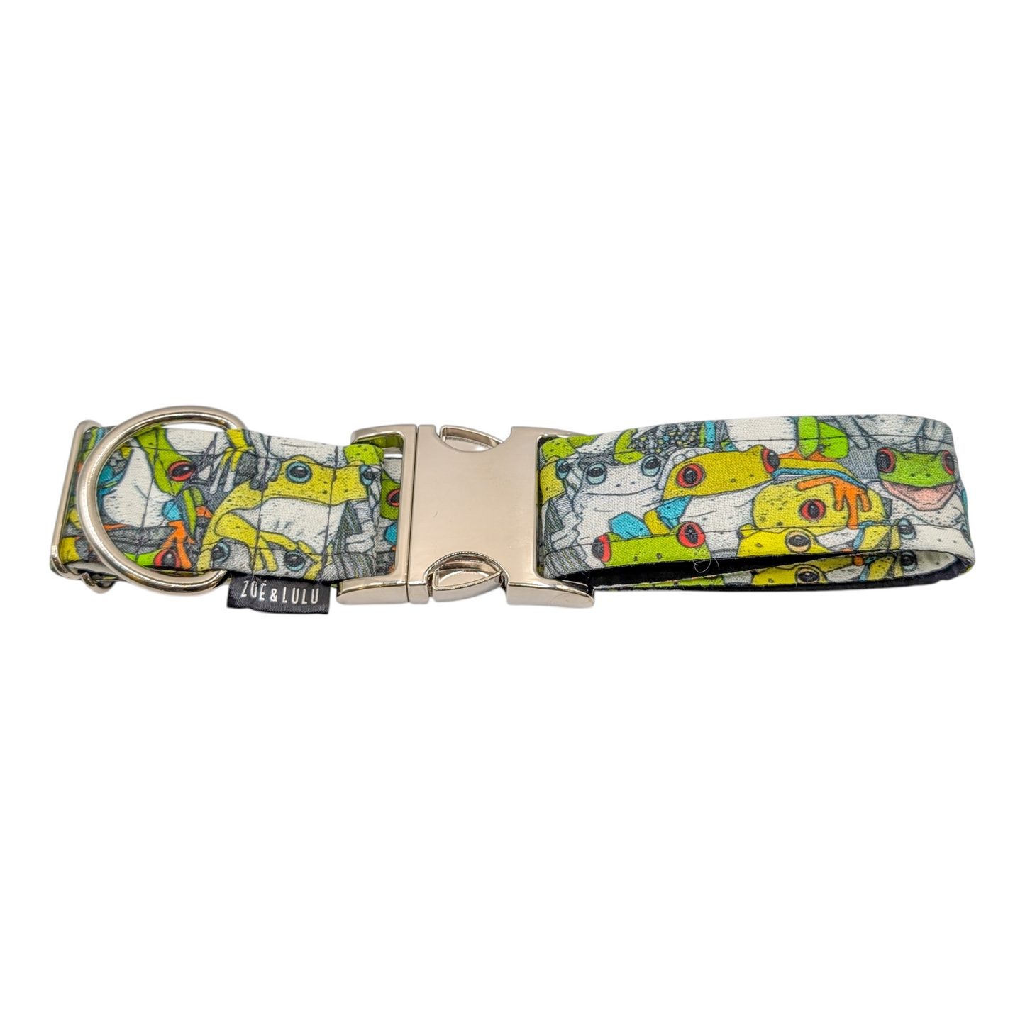 Collier pour chien à clip grenouille