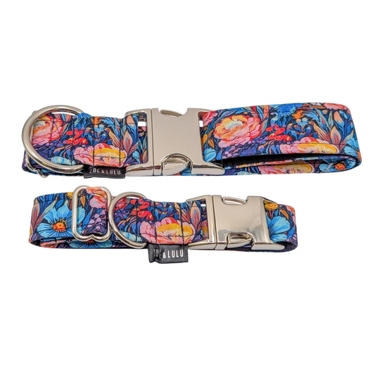 Collier pour chien clip Florale