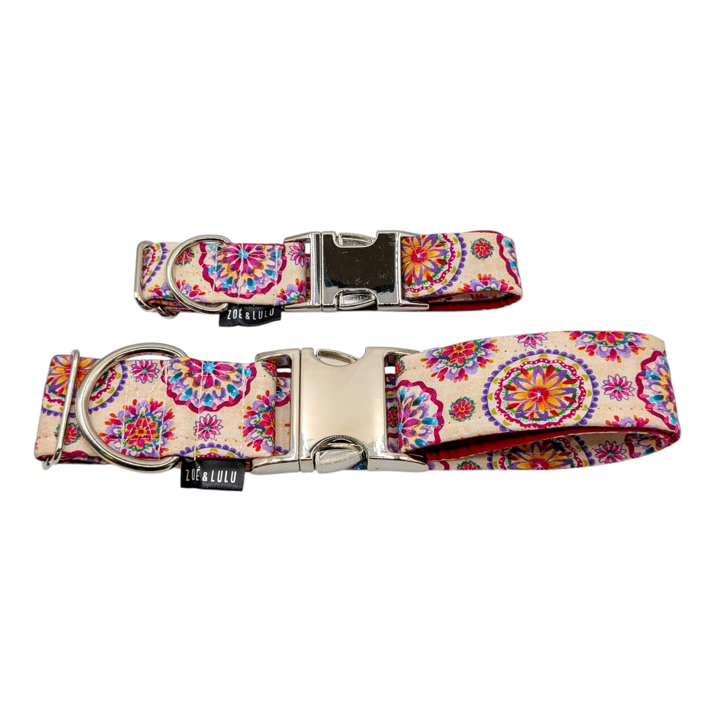 Collier pour chien clip mandala