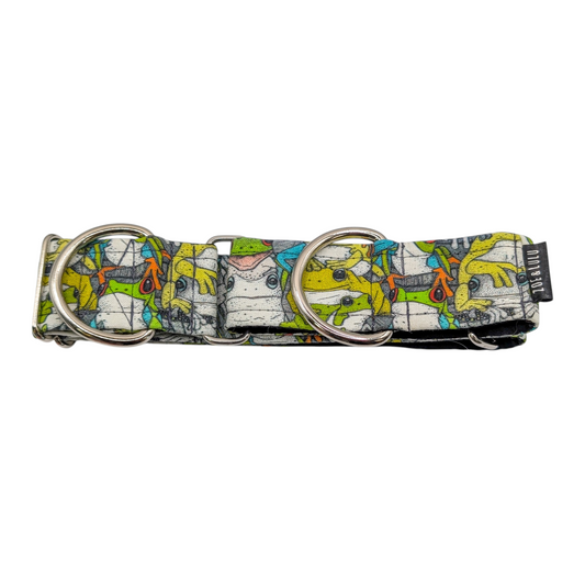 Collier pour chien martingale grenouille